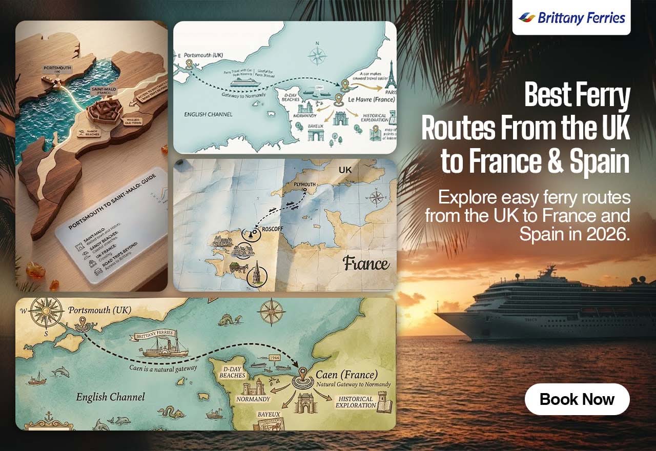 Best Ferry Routes From the UK to France & Spain in 2026