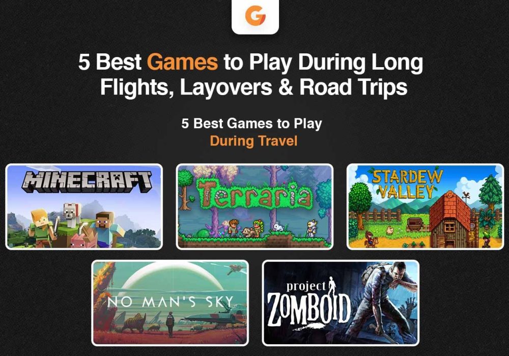 5 Best Games to Play During Long Flights, Layovers & Road Trips