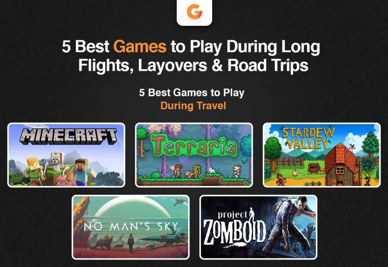 5 Best Games to Play During Long Flights, Layovers & Road Trips