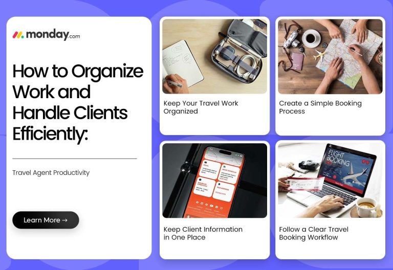 How to Organize Work and Handle Clients Efficiently: Travel Agent Productivity