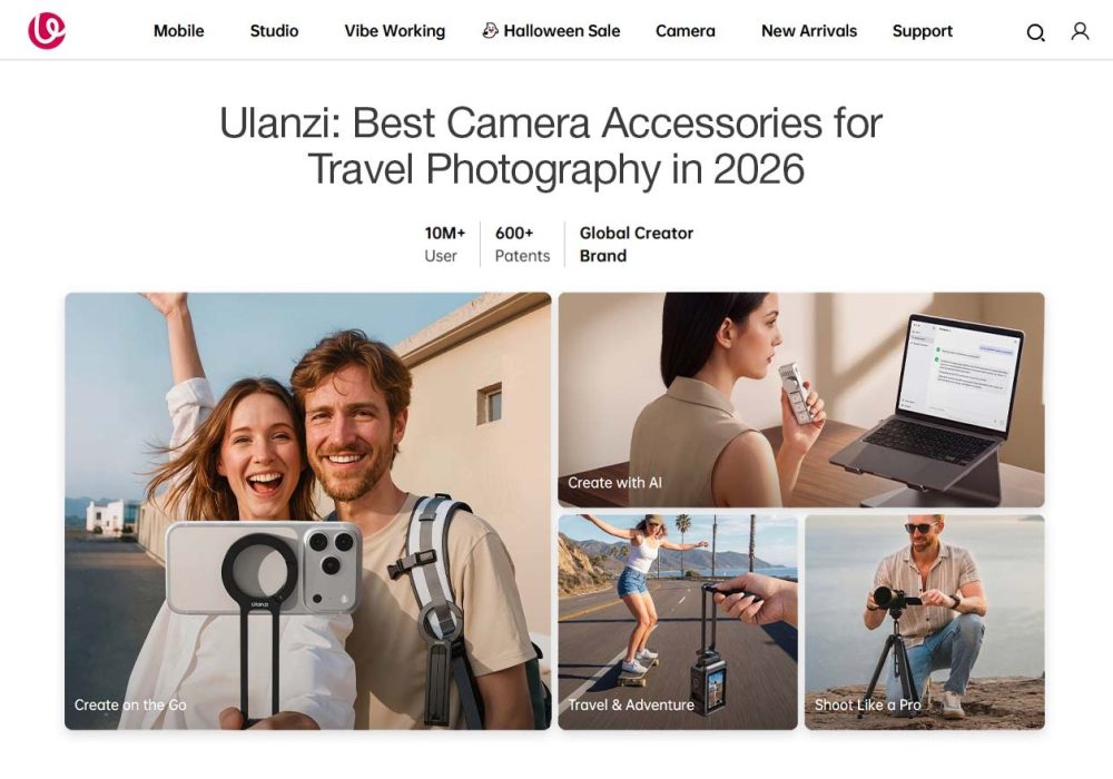 Ulanzi: Best Camera Accessories for Travel Photography in 2026