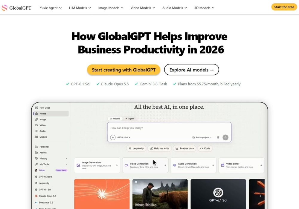 Global gpt : How GlobalGPT Helps Improve Business Productivity in 2026