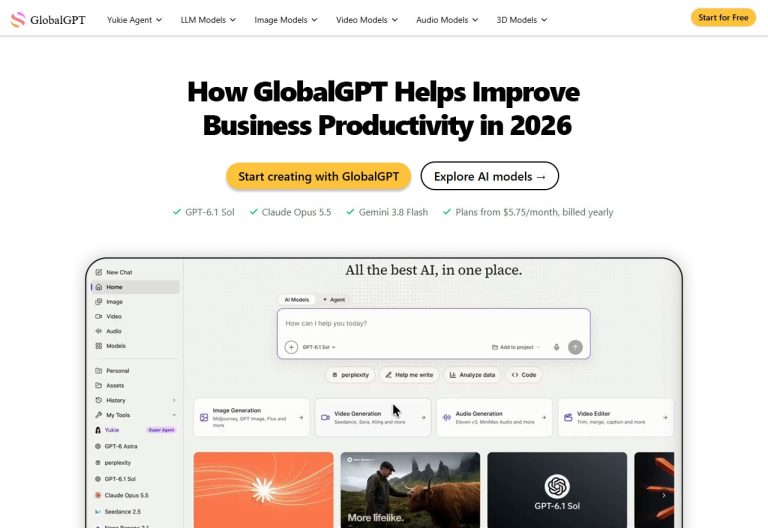 Global gpt : How GlobalGPT Helps Improve Business Productivity in 2026