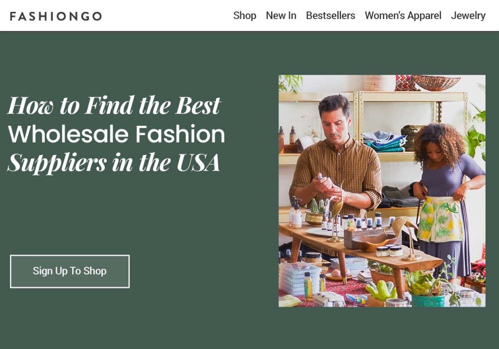 FashionGo : How to Find the Best Wholesale Fashion Suppliers in the USA